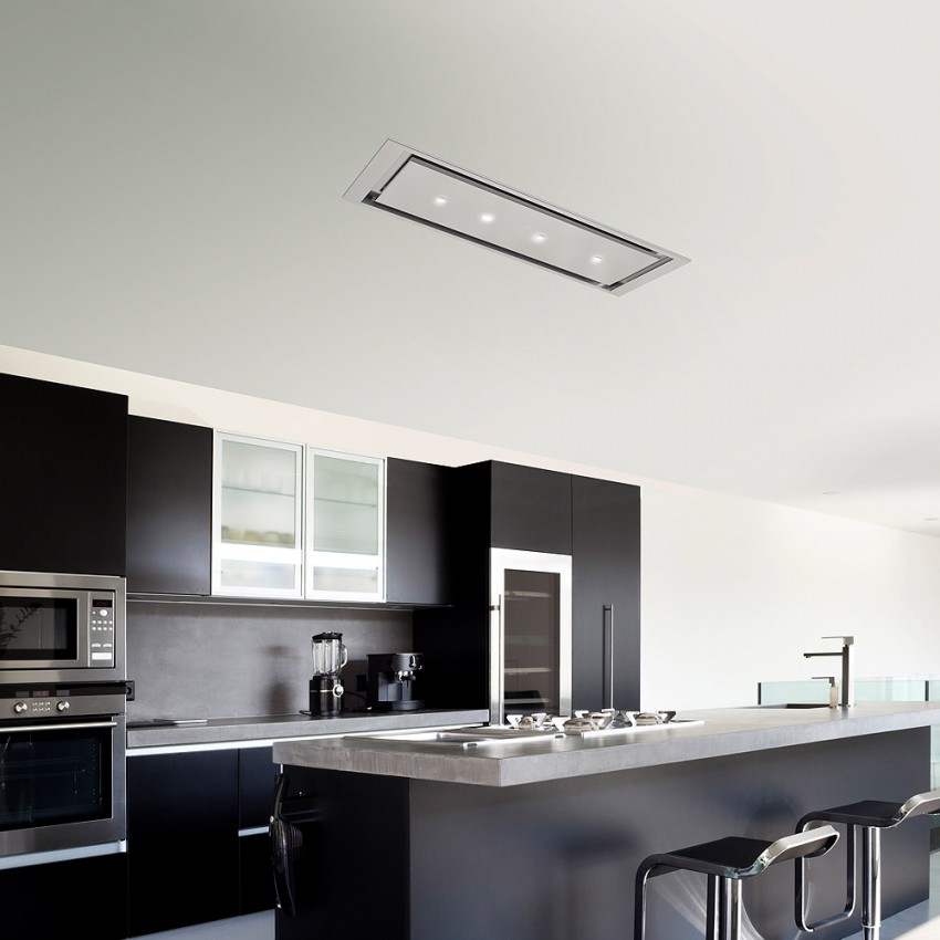 Ceiling integrated cooker deals hoods